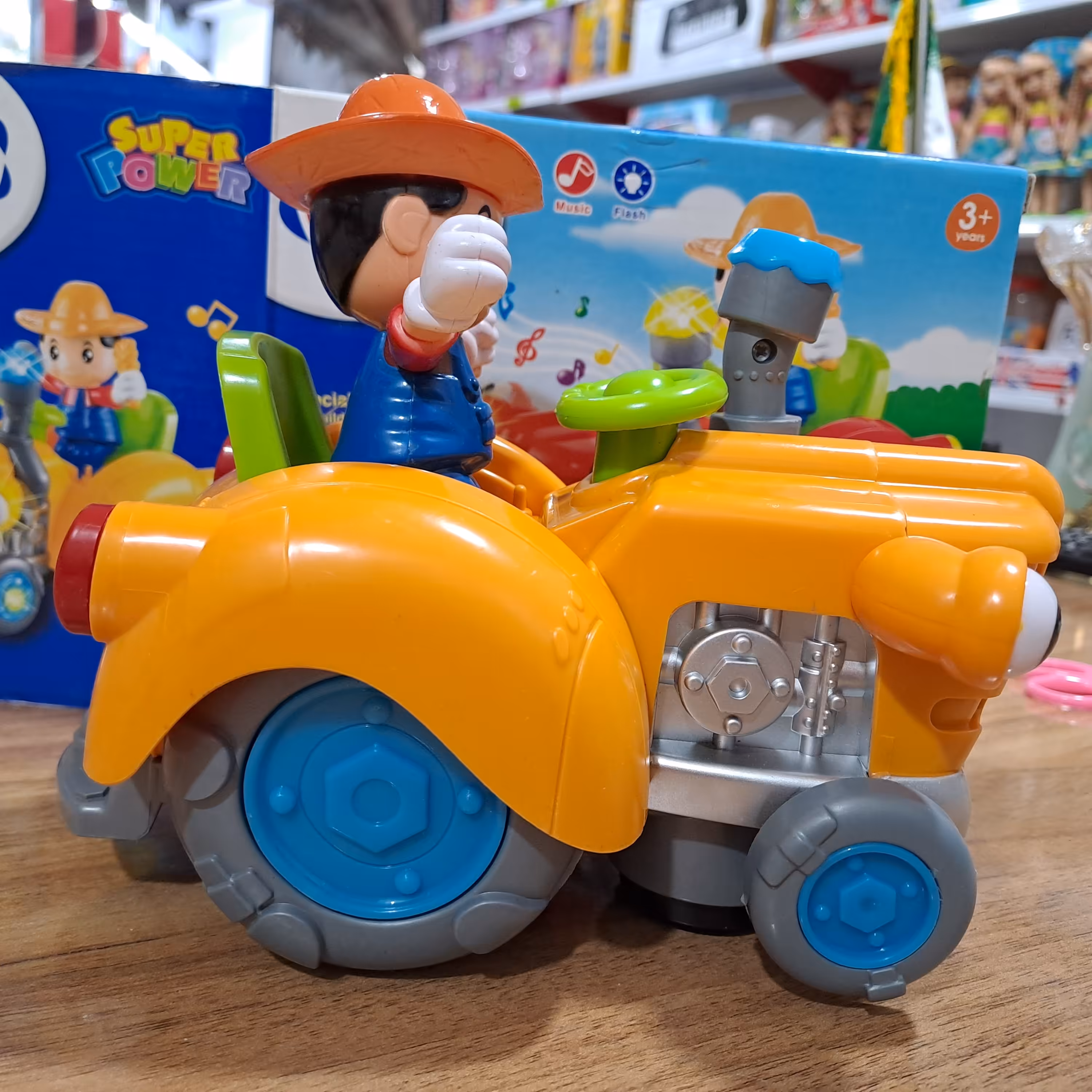 اسباب بازی تراکتور موزیکال تریدی