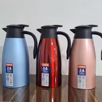 فلاسک رنگی استیل مدل پنگوئن | amazonchi