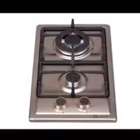 اجاق گاز صفحه ای پاپیتال 2شعله استیل با 5سال گارانتی 