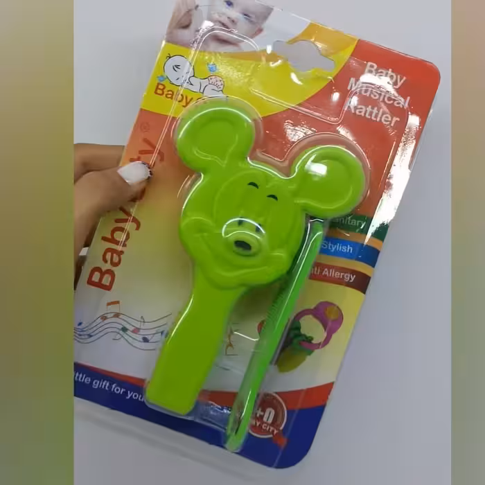 ست شانه و برس نوزاد،طرح خرسی،دارای رنگبندی متنوع