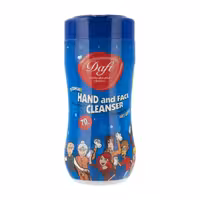 دستمال مرطوب کمر باریک دافی مدل پاک کننده دست و صورت 70 عددی