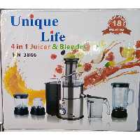 آبمیوه گیری 4 کاره یونیک لایف Unique Life HN3666