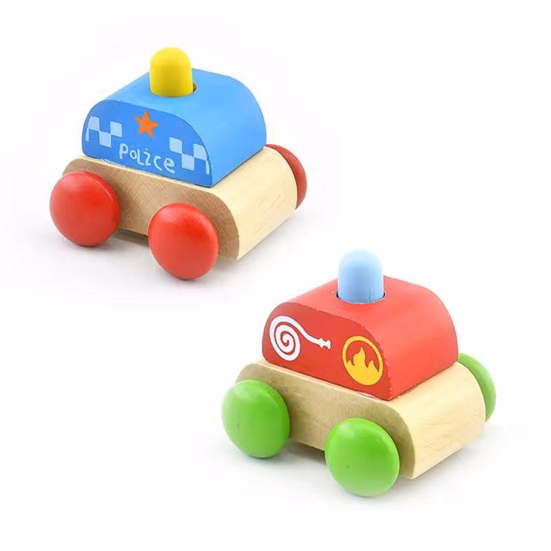 اسباب بازی ماشین چوبی موزیکال کد BZ-39-A