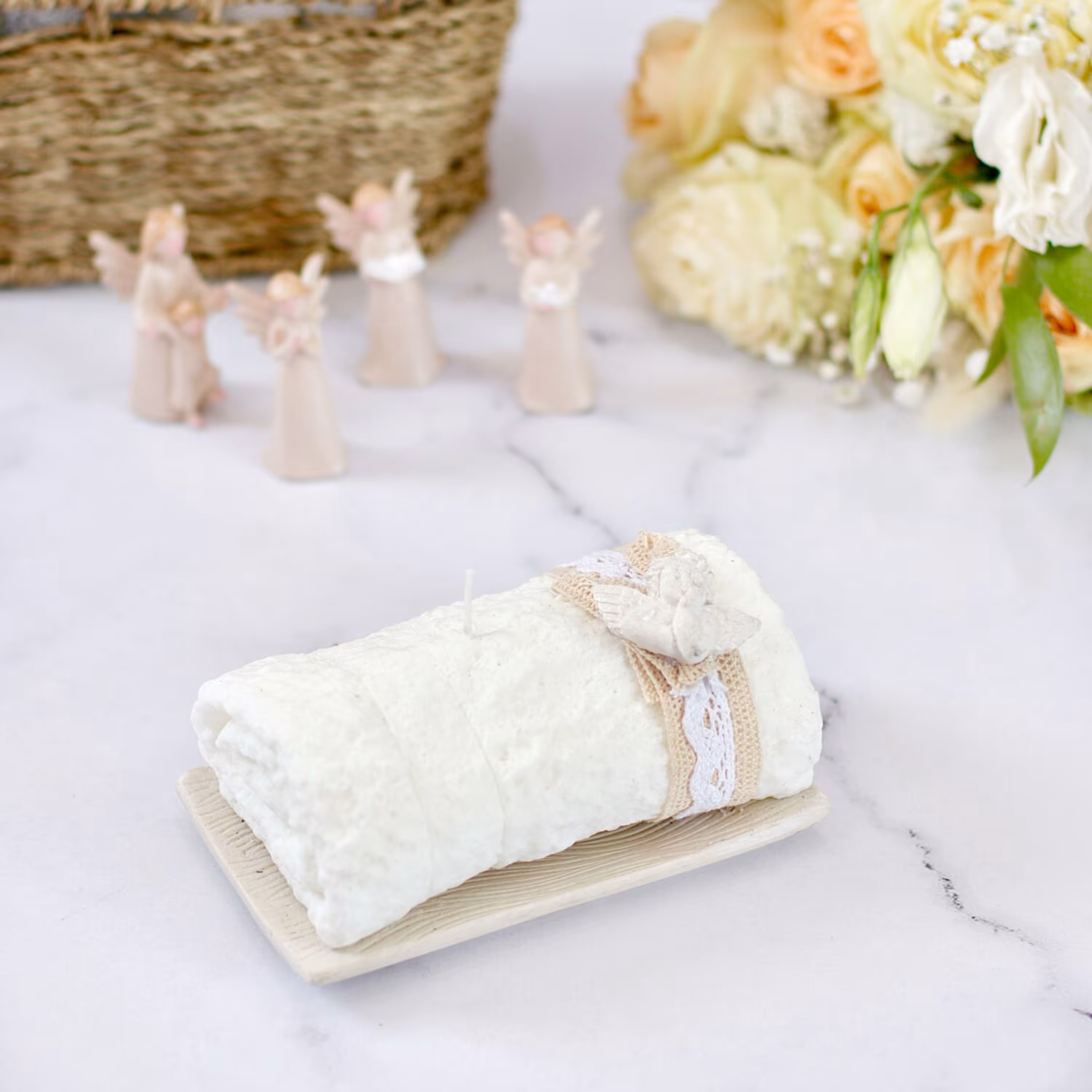 شمع حوله ای تخت بزرگ 