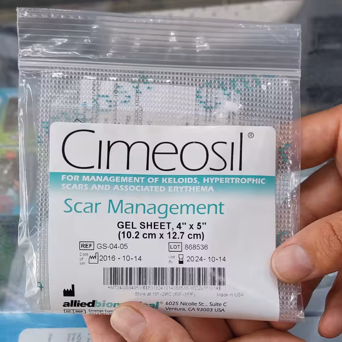 سلیکون شیت از بین برنده جای زخم یا جای لک یا جای بخیه