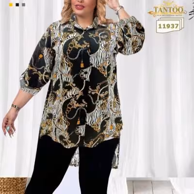 شومیزیقه کلاسیک سایزبزرگ11937