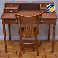 میز تحریر چوبی مدل کلاسیک هفت رج