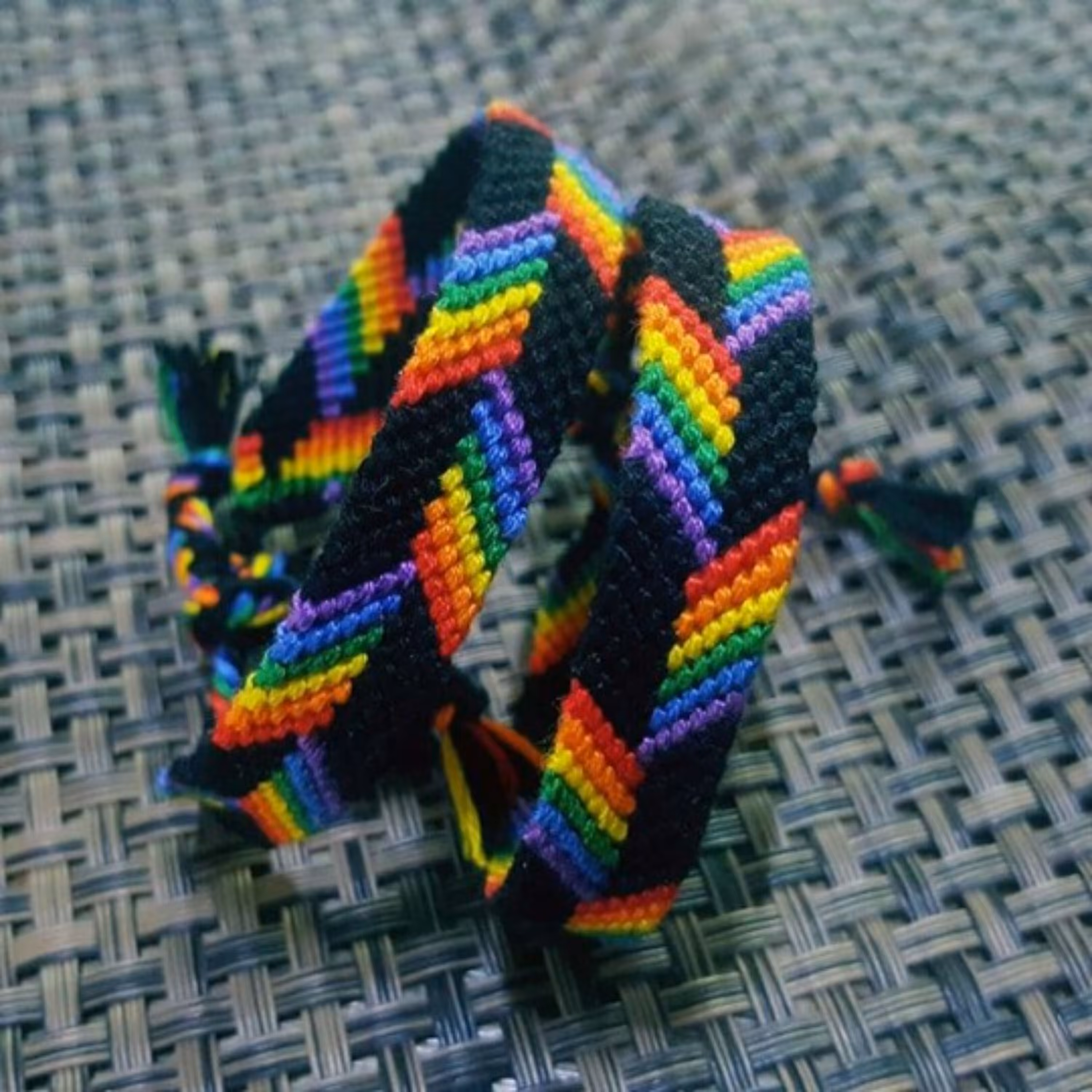 دستبند دوستی طرح هفت هشتی رنگین کد 117