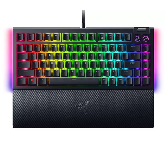 کيبورد گیمینگ ريزر BlackWidow V4 75% Tenkeyless | سوییچ نارنجی