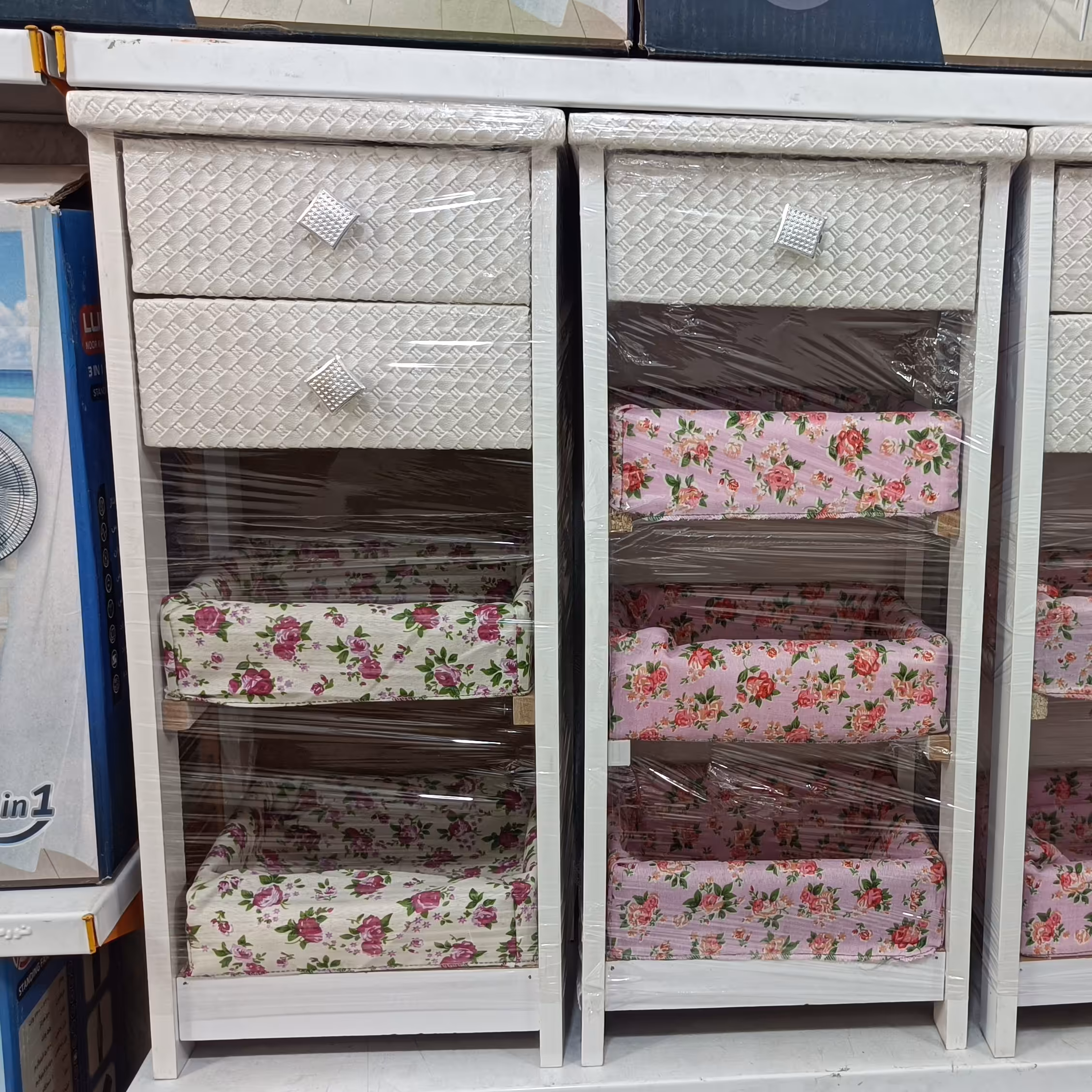 سبد سیب زمینی و پیاز رویه چرمی تک کشو و دو کشو هزینه ارسال تماما با مشتری 