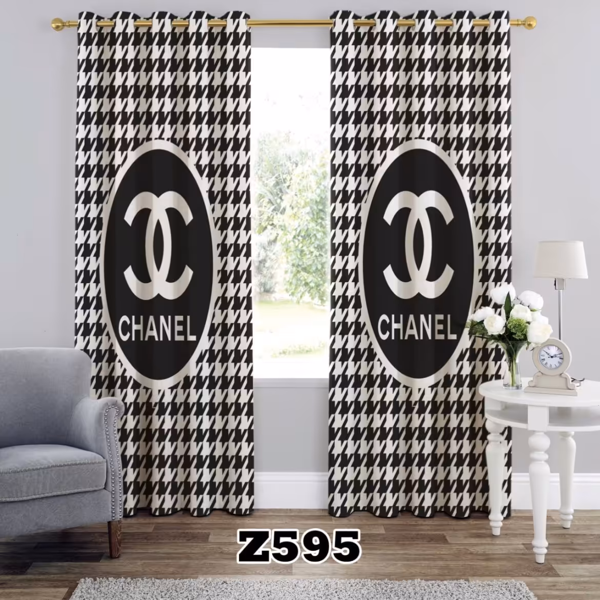 هر عدد پنل پرده اماده طرح چنل  z595