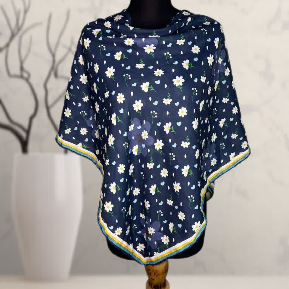 روسری نخی گل بابونه