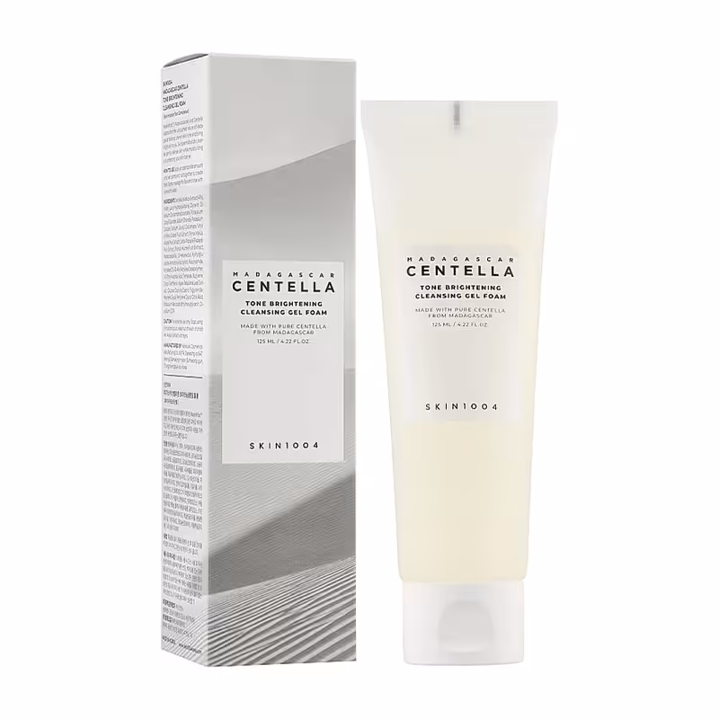 ژل فوم پاک کننده روشن کننده ماداگاسکار سنتلا تون اسکین 1004 SKIN1004 Madagascar Centella Skin Cleansing Gel Foam • خوش آرا