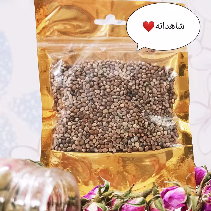 شاهدانه اعلا بدون سنگ و ریزه چوب 100گرمی