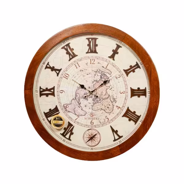 ساعت دیواری چوبی شوبرت مدل 6116