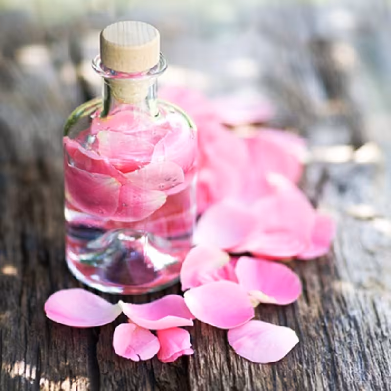 گلاب قمصر کاشان 2 آتیشه و خالص بسیار معطر