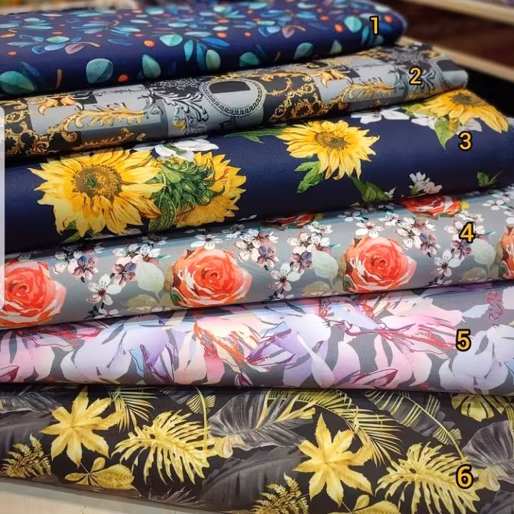 کرپ مازراتی گلدار