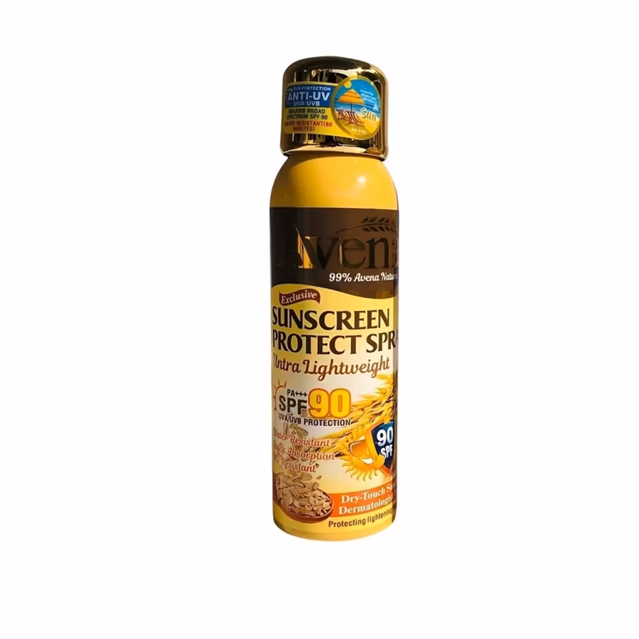 اسپری ضد آفتاب Avena مدل جوانه گندم SPF 90 حجم 180 میل