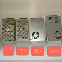 آدابتور 30 آمپر 12ولت جهت نصب حدود 10 عدد دوربین مداربسته آنالوگ و اچ دی