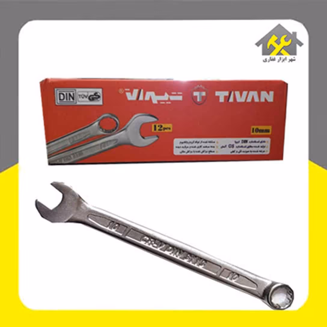 آچار تکی یکسر رینگ سایز 10مارک تیوان 