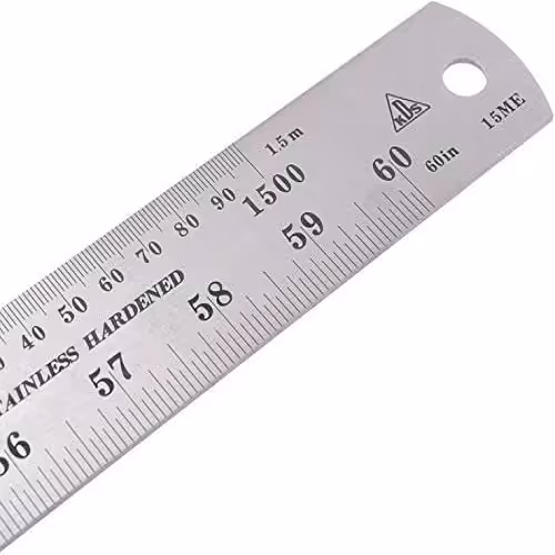 خط کش فلزی 150 سانتی متری ضخیم اعلا