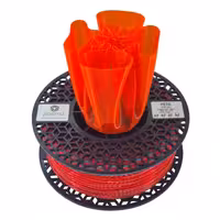 فیلامنت پرینتر سه بعدی PETG Transparent نارنجی نئونی برند porima