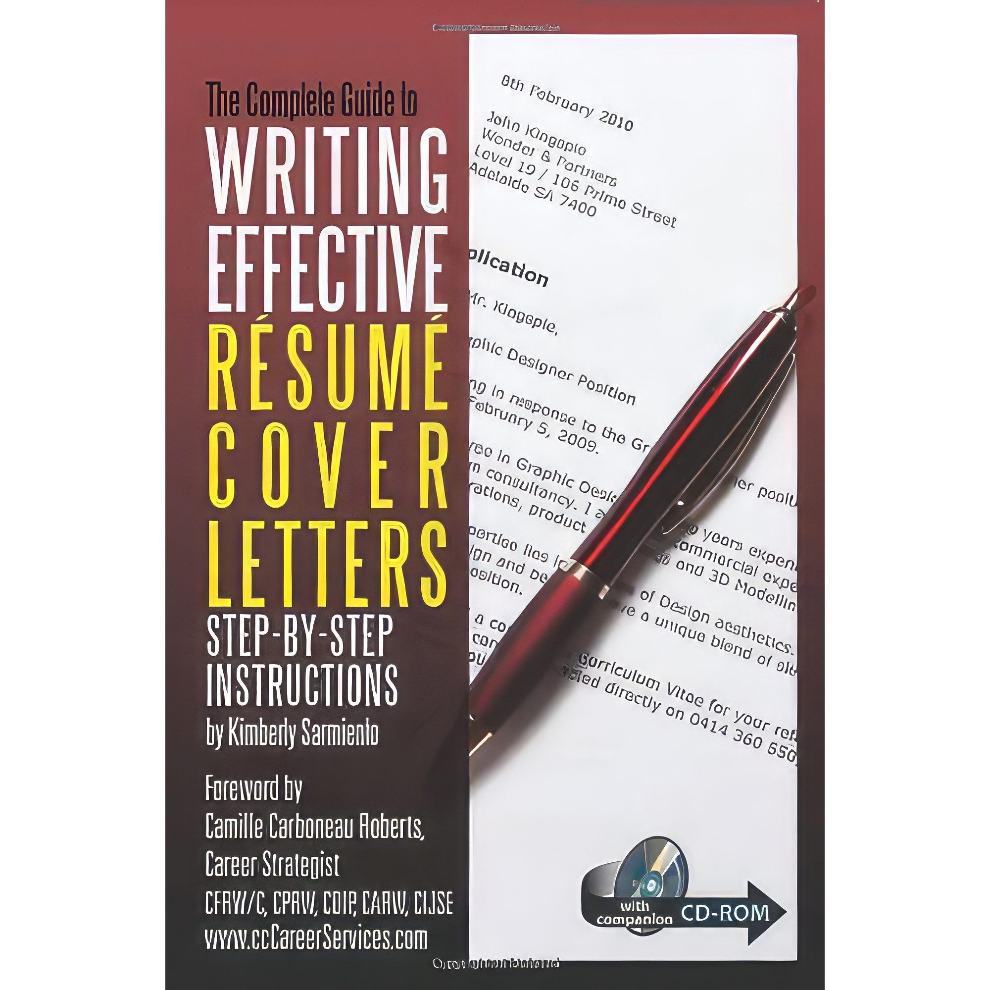 کتاب زبان اصلی Complete Guide to Writing Effective Resume Cover Letters