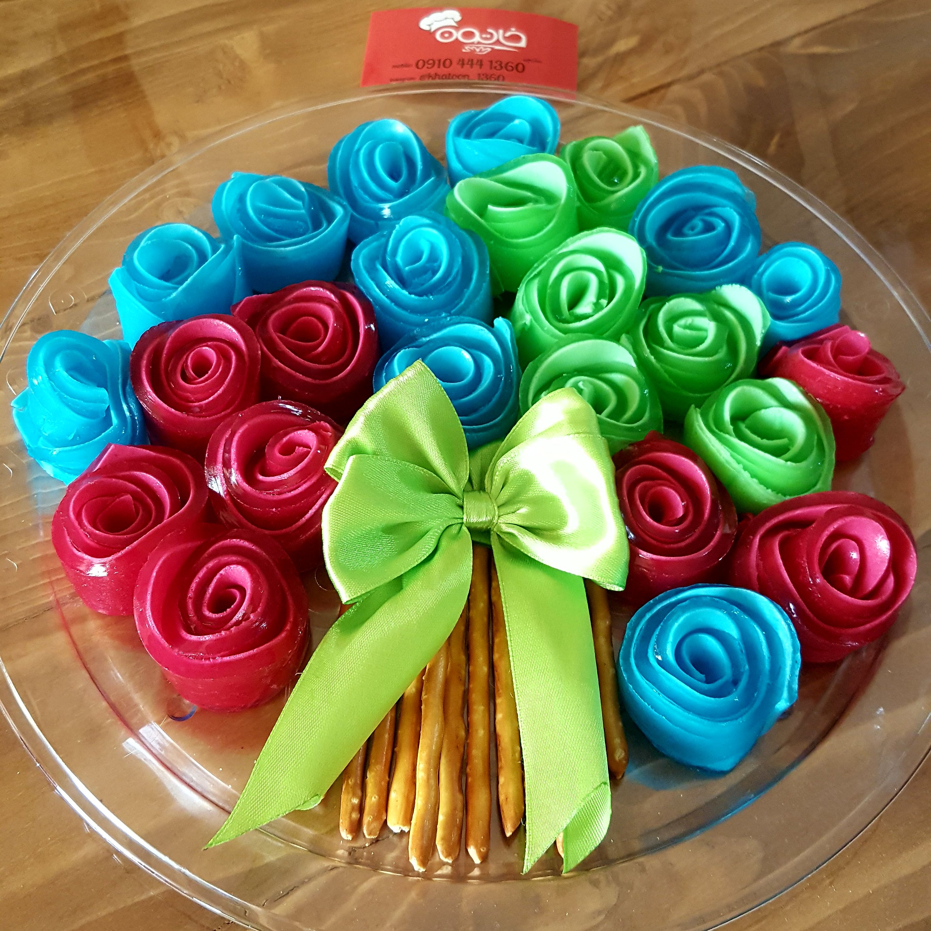 10 عدد ژله بستنی رولی