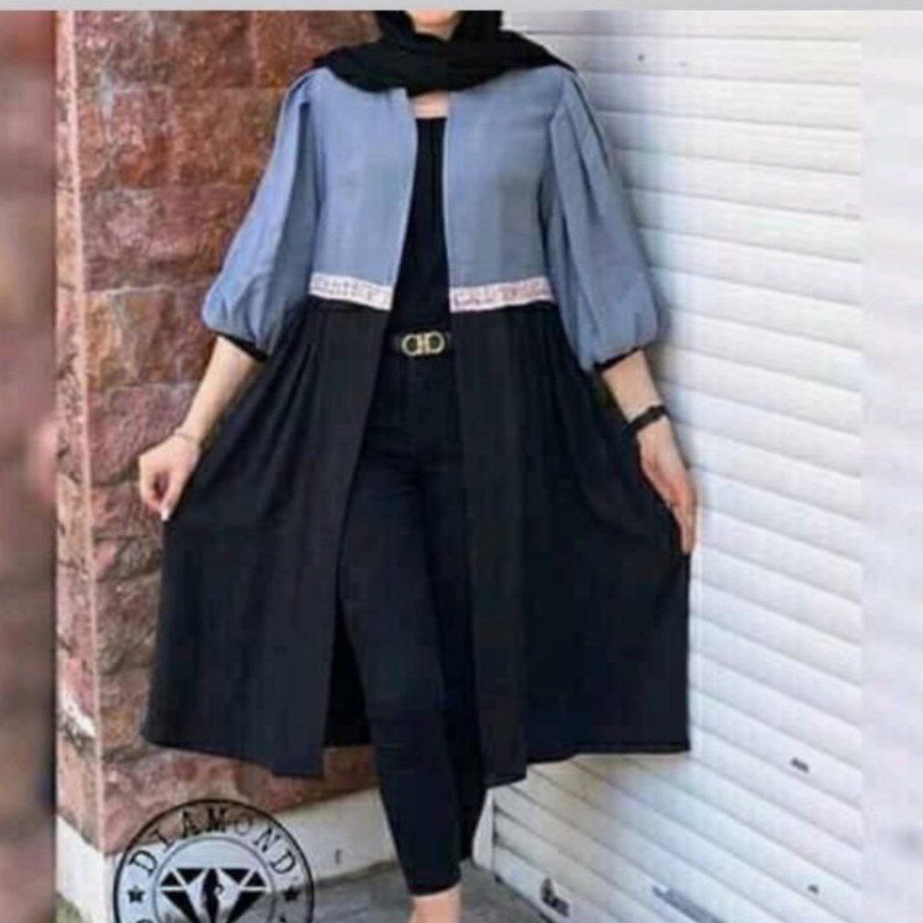 مانتو جدیدجنس کرپ اسکاچی کش  