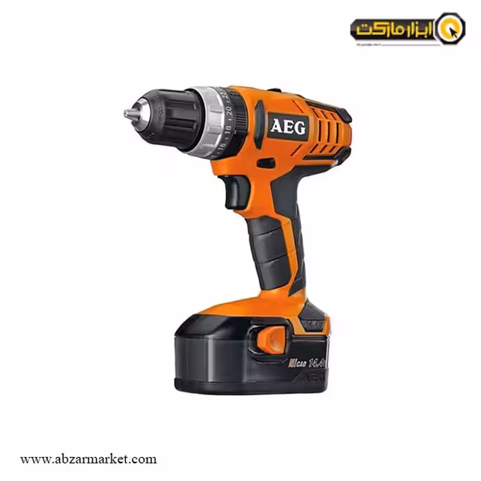 دریل شارژی چکشی AEG نیکل 14.4 ولت مدل BSB14G2NC-KIT1X