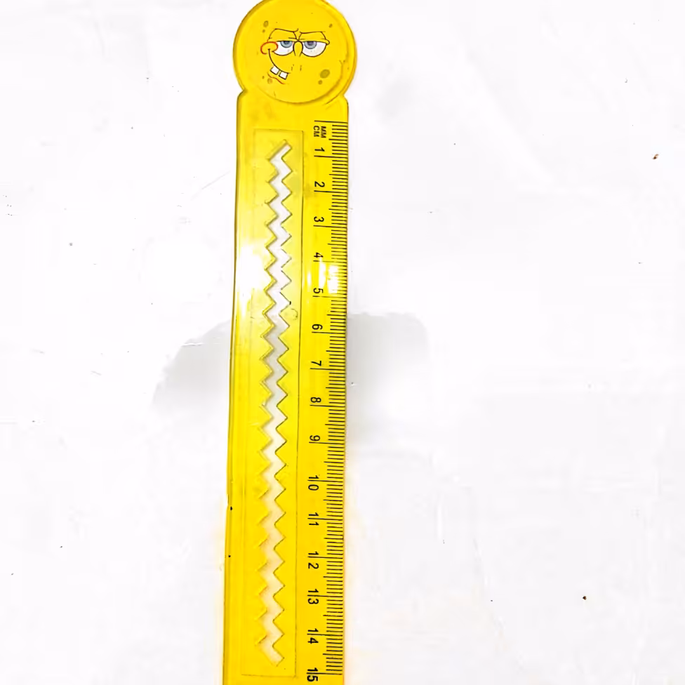 خط کش طرح باب اسفنجی