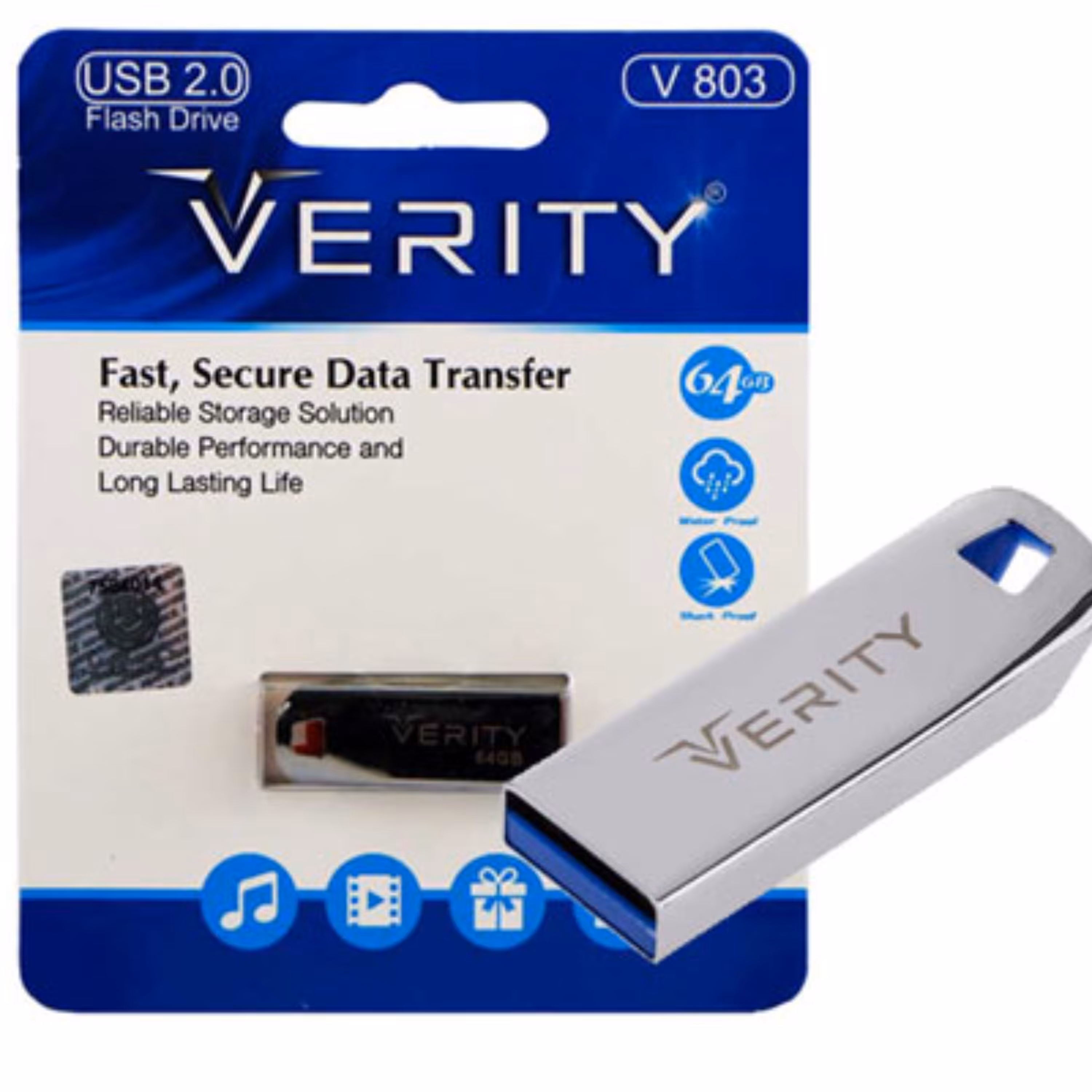 فلش مموری وریتی مدل V803 ظرفیت 64 گیگابایت