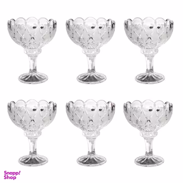 بستنی خوری مدل آنجلیکا کد 8480 بسته 6 عددی