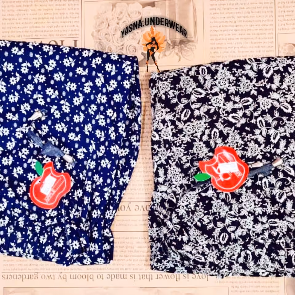 شلوار گل دار زنانه تریکو نخ پنبه جنس اعلاء سایز بزرگ