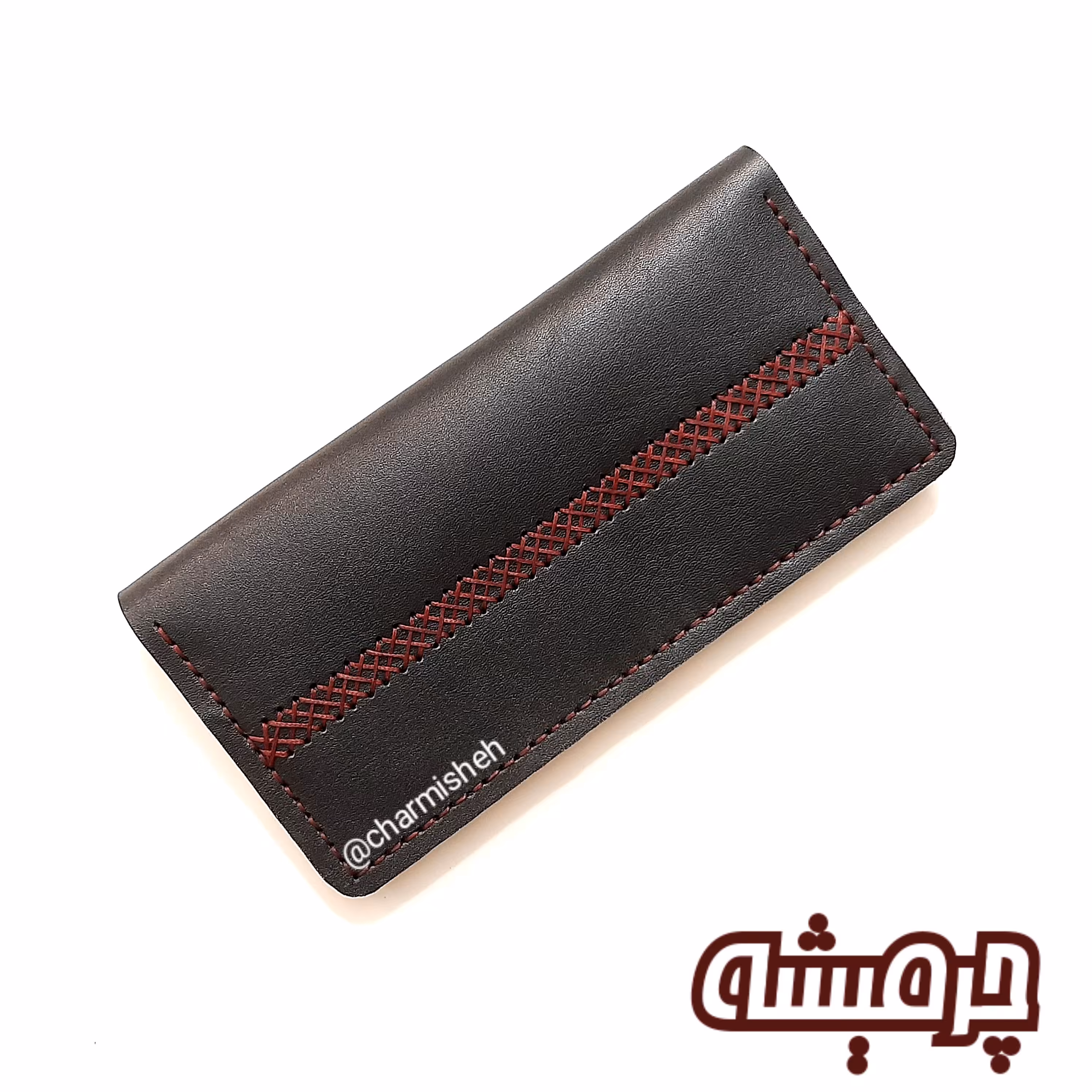 کیف پول چرم طبیعی دست دوز