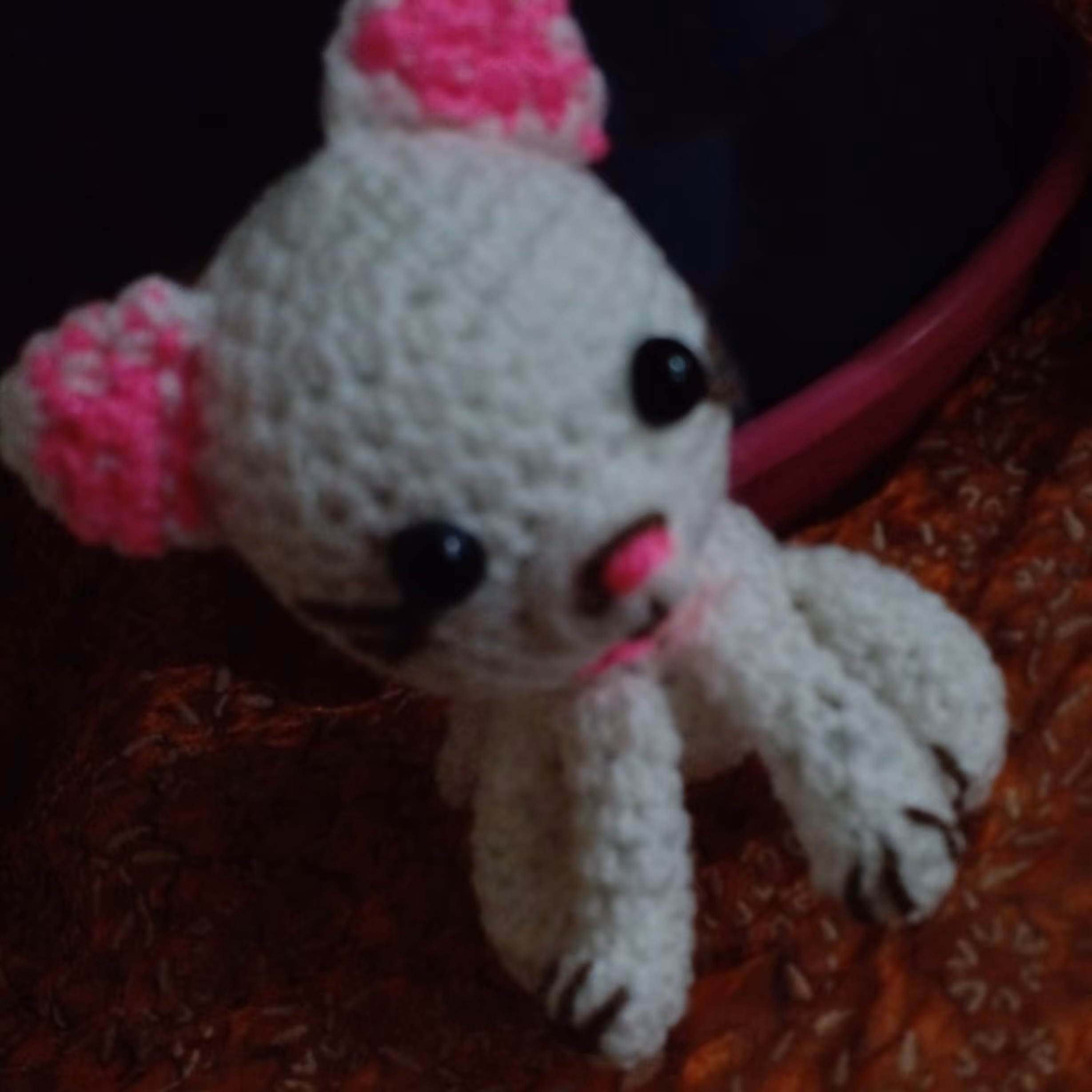 کاموا اکلیل بافت گربه بندانگشتی