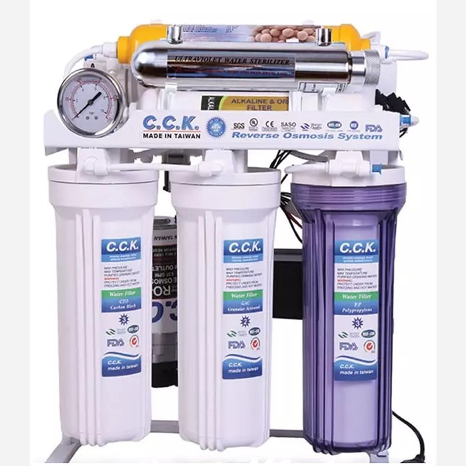 تصفیه آب cck با فیلتر قلیایی وآنتی باکتریال مجهز به سیستم RO