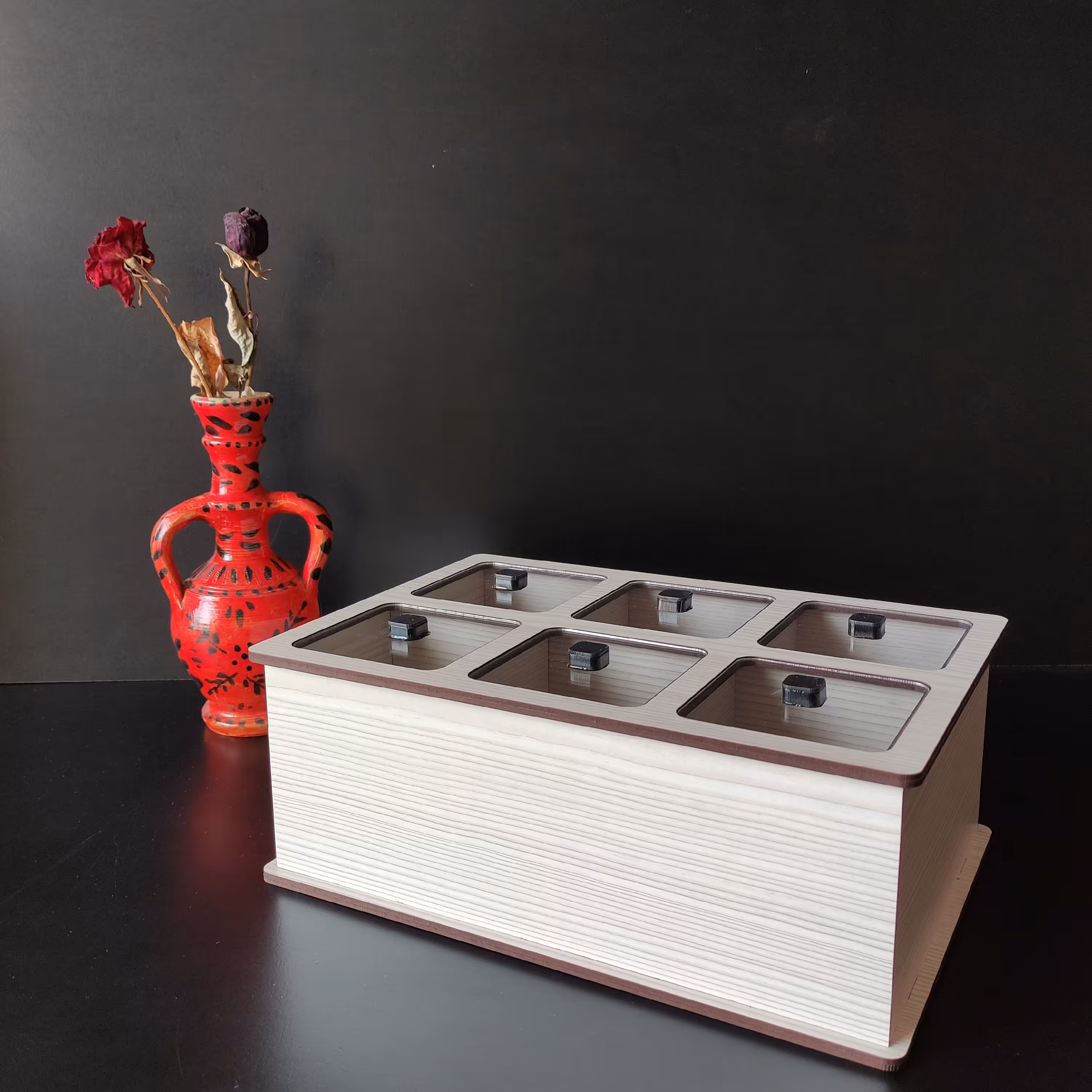 جعبه پذیرایی سفید با ارتفاع ده سفارشی