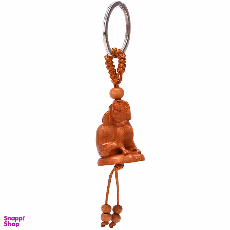 جاکلیدی چوبی مدل سگ