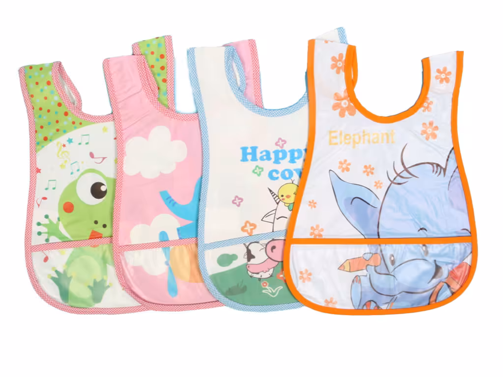 پیشبند نوزادی طرحدار و جیب دار بست بیبی best baby