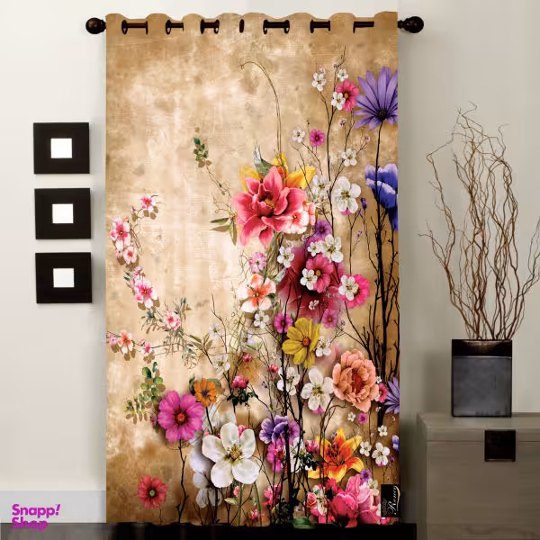 پرده مدل C1-50826 سایز 290x140 سانتی متر چند رنگ