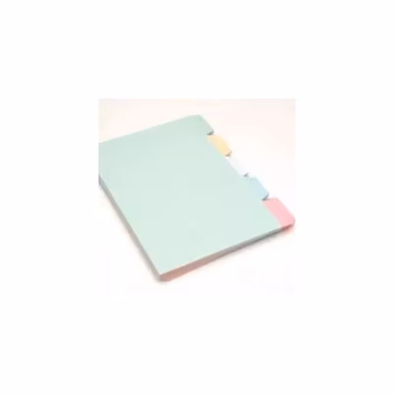 دیوایدر مقوایی 5 رنگ بسته 100 عددی