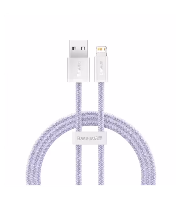 کابل تبدیل USB به لایتنینگ باسئوس مدل Dynamic2 A-iP 2.4A CALD040005 طول 1 متر