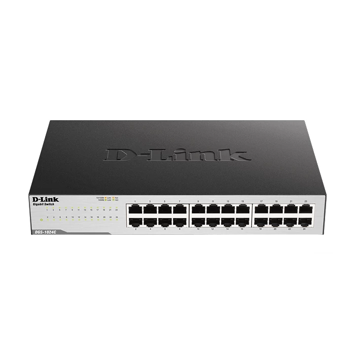 سوئیچ 24 پورت گیگابیتی و رکمونت دی لینک مدل DGS-1024C