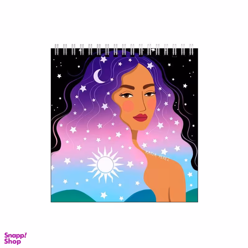 دفتر طراحی طرح دختر و اسمون و ستاره کد 3468201