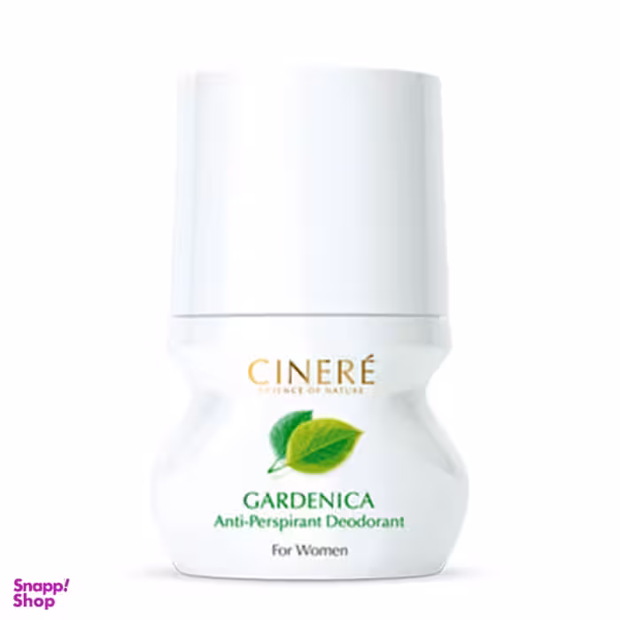 دیودورانت رولی زنانه سینره (Cinere) با رایحه گاردنیکا حجم 50 میلی لیتر
