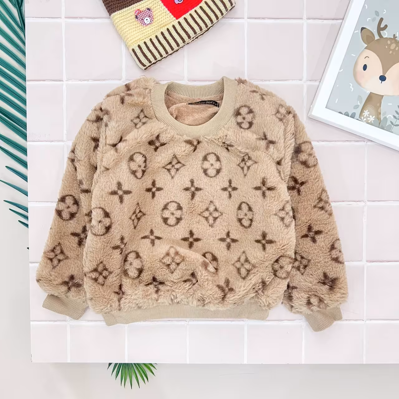 بلوز داخل کرک، وارداتی کیفیت تضمینی،  مناسب  5 تا 12 سال، جنس تدی ، گرم و نرم 