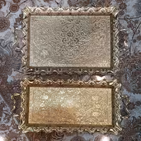 سینی دوسایز برنجی کیفیت عالی