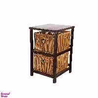 سبد سیب زمینی و پیاز مدل نرگس دو طبقه