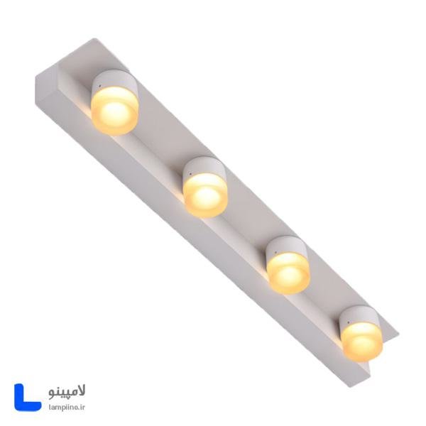 چراغ دیواری بالا آینه و بالا تابلو روشا سفید 60 cm مدل A20-4